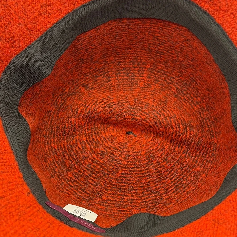 J. Crew Burnt Orange Wool-Blend Bucket Hat